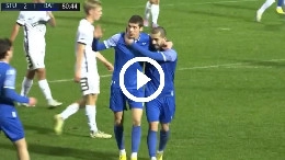 Kvernadze-Napoli, magia alla Kvaratskhelia per l'obiettivo azzurro: gol pazzesco | VIDEO