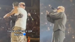 Lazza replica alle polemiche al Maradona: Ho un messaggio per i tifosi napoletani | VIDEO