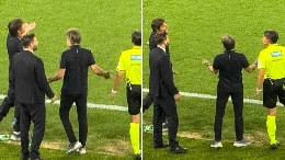Napoli-Modena: Conte e Oriali protestano con il quarto uomo, il motivo