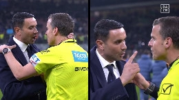 Svista arbitrale in Inter-Fiorentina: Palladino &egrave; una furia a fine gara con l'arbitro La Penna! | FOTO