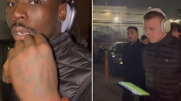 La Fiorentina arriva a Napoli: Kean infastidito, Comuzzo segue la partita | VIDEO ESCLUSIVO