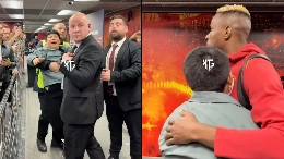 Bambino rincorre Osimhen ma la security lo bracca: guardate la reazione di Victor | VIDEO