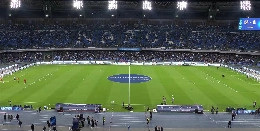 L'annuncio della SSC Napoli: Stasera ci sono 51.144 cuori azzurri al Maradona: 12esimo sold out!