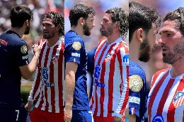 Lite Kvaratskhelia-De Paul: faccia a faccia durante PSG-Atletico | FOTO