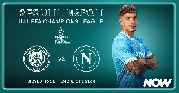 Manchester City-Napoli in esclusiva streaming su NOW: prezzo speciale per i primi 12 mesi, la promozione