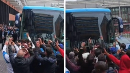 Parma-Napoli, delirio nel pre-partita! Ovazione per la squadra in hotel | VIDEO
