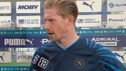 De Bruyne a DAZN: Dobbiamo sperare che l&rsquo;Inter faccia qualche errore e noi vincere sempre