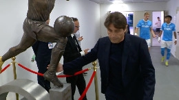 L'immagine di Conte che pu&ograve; riassumere bene la serata, perch&egrave; in fondo il Napoli &egrave; questa roba qui